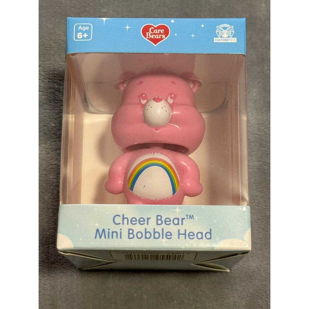 🔥Care Bears - Cheer Bear Mini Bobble Head Figure Culturefly Cloudco BNWT🔥
